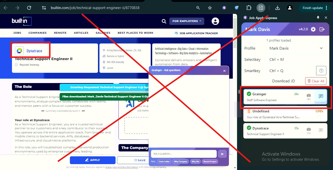 Batch generation results